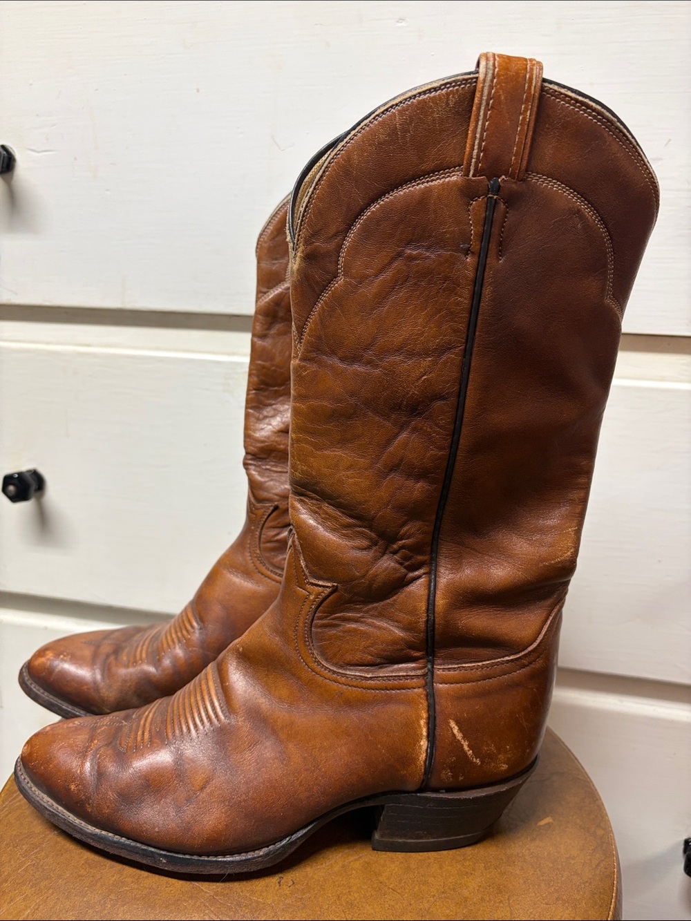 Vintage Tony Lama Cowboy Boots Style #5084